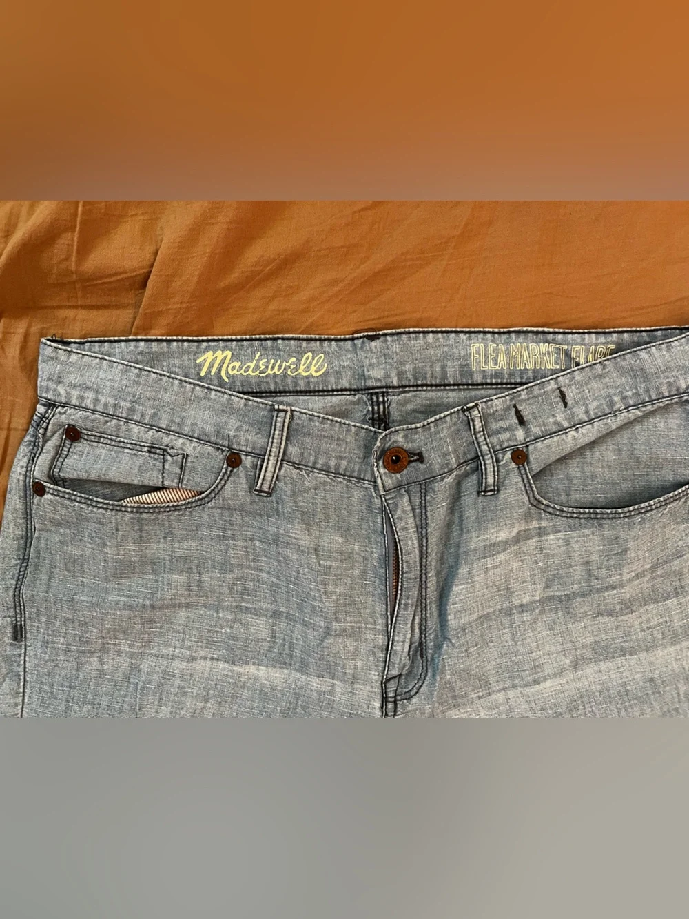 Madewell Light Blue Flea Market Flare Jeans